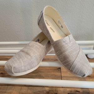 Toms - Womens Alpargata Tweed Slip-on Shoes